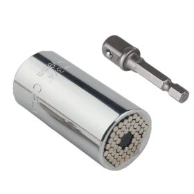 2PCS/SET Universal Torque Wrench Head Set Socket Sleeve 7-19mm Power Drill Ratchet Bushing Spanner Key Magic Multi Hand Tools