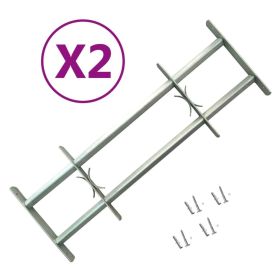 Adjustable Security Grilles for Windows 2 pcs 39.4"-59.1"