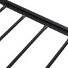 Best selling Bedroom Furniture Metal Platform Bed Frame with Wooden Headboard and Footboard with USB