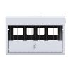 16 Bay Charging Cabinet for Laptop,Chromebook, Locking Charging Station-WHITE
