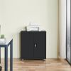 1 Shelf Metal Filing Cabinet, Storage File Cabinet with Lock for Home and Office
