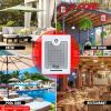 5 Core Outdoor Speaker Wired Waterproof System Wall Mounted Indoor Outside Patio Backyard Surround Sound Home Exterior WINDOW