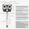 1pc SJZ-119 Eco-friendly Outdoor Waterproof Patent Solar Energy Animal Repellent Ultrasonic Monkey Bird Repellent Dog Repeller