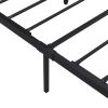 Best selling Bedroom Furniture Metal Platform Bed Frame with Wooden Headboard and Footboard with USB