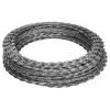Razor Wires Helical Wire Rolls 2 pcs Galvanized Steel 196.9'