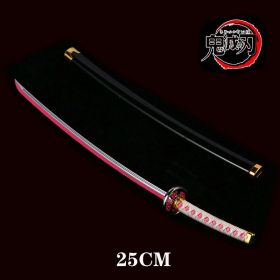 25cm Kimetsu No Yaiba Sword Weapon Demon Killer Tomioka Yoshio Role-playing Sword Anime Ninja Sword PU Weapon Props (Color: gui dao-6)