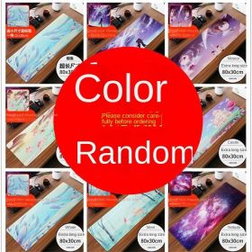 Heated mouse pad Cute electric heat insulation table pad Student dormitory artifact multi-function office large heating pad (pattern: Random color (without heating))
