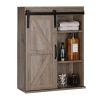 Farmhouse Wood Wall Storage Bathroom Cabinet