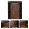 Farmhouse Wood Wall Storage Bathroom Cabinet