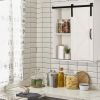 Farmhouse Wood Wall Storage Bathroom Cabinet