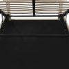 Upholstered Platform bed with a Hydraulic Storage System, Full size