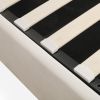 Upholstered Platform bed with a Hydraulic Storage System, Full size