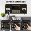 1.93 Cub Safe Box, 3 opening methods Safe for Document Cash Jewelry Pistol Medicine