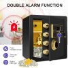 1.93 Cub Safe Box, 3 opening methods Safe for Document Cash Jewelry Pistol Medicine